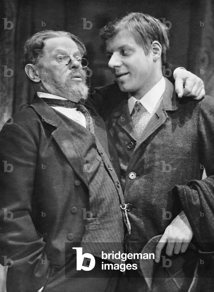 Max Pallenberg and Ernst Ginsberg in 'Die Defraudanten', 1930 (b/w photo)
