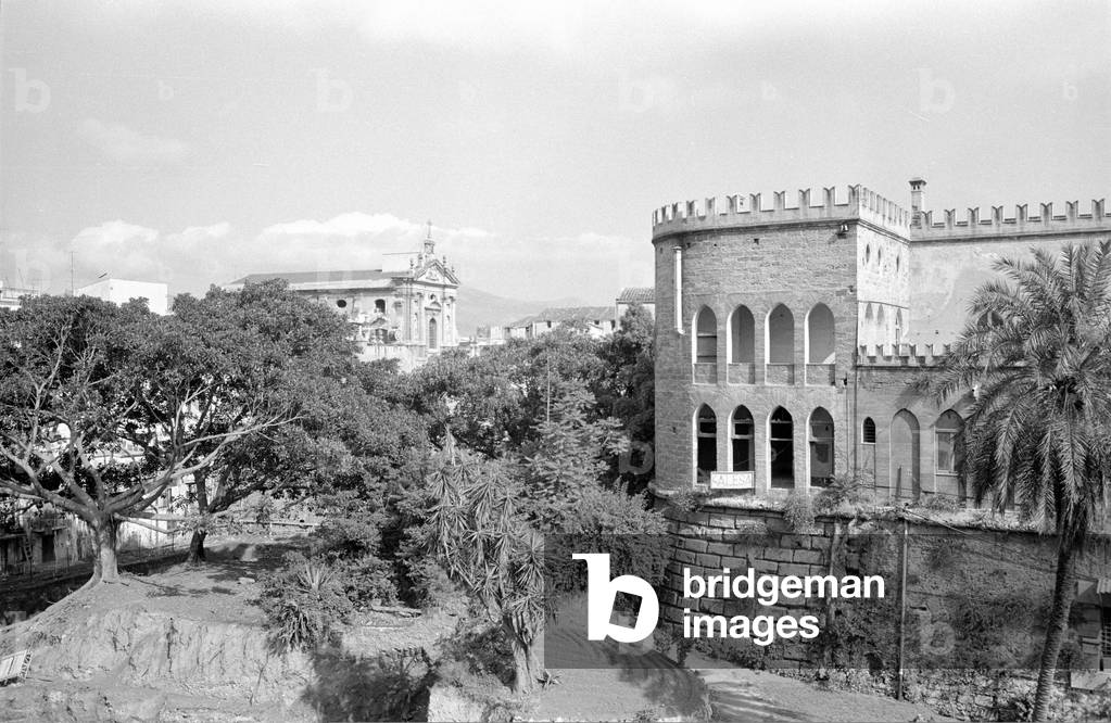 Palazzo Forcella De Seta in Palermo, 1963 (b/w photo)