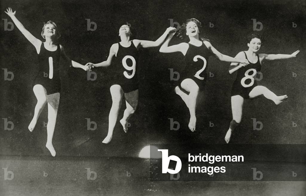 New Years Eve, 1928 (b/w photo)