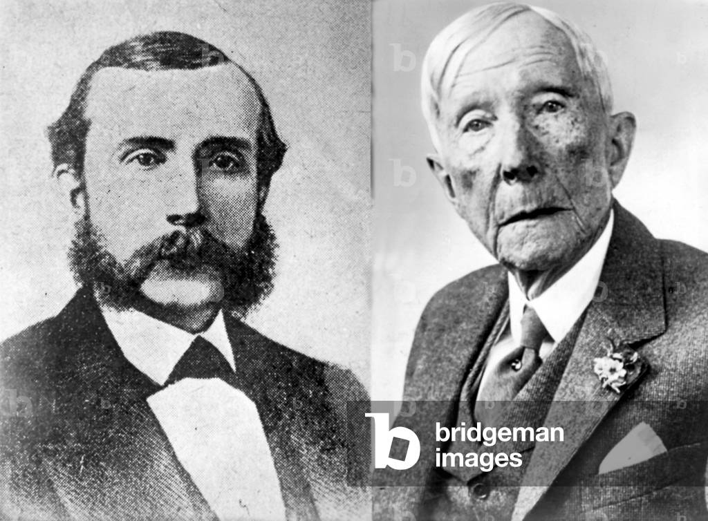 John Davison Rockefeller (b/w photo)