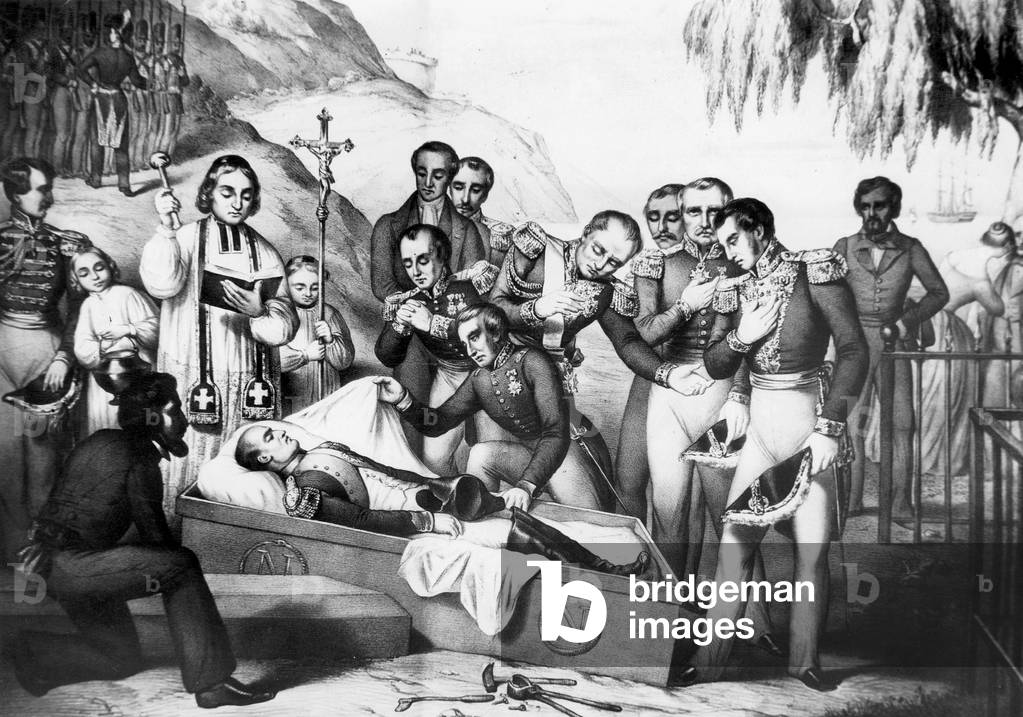 Opening of the coffin of Napoleon I., 1840