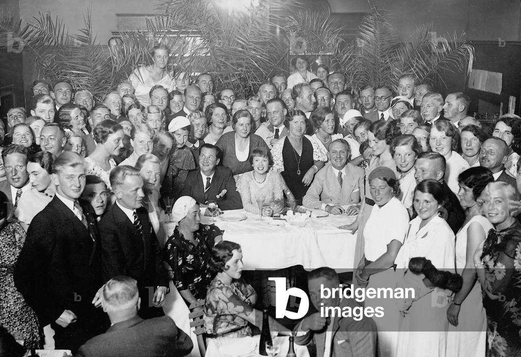 Dolly Haas, Fritz Kampers and Peter Voss, 1933 (b/w photo)