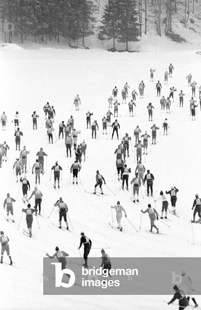 Koenig-Ludwig-Lauf, 1974 (b/w photo)