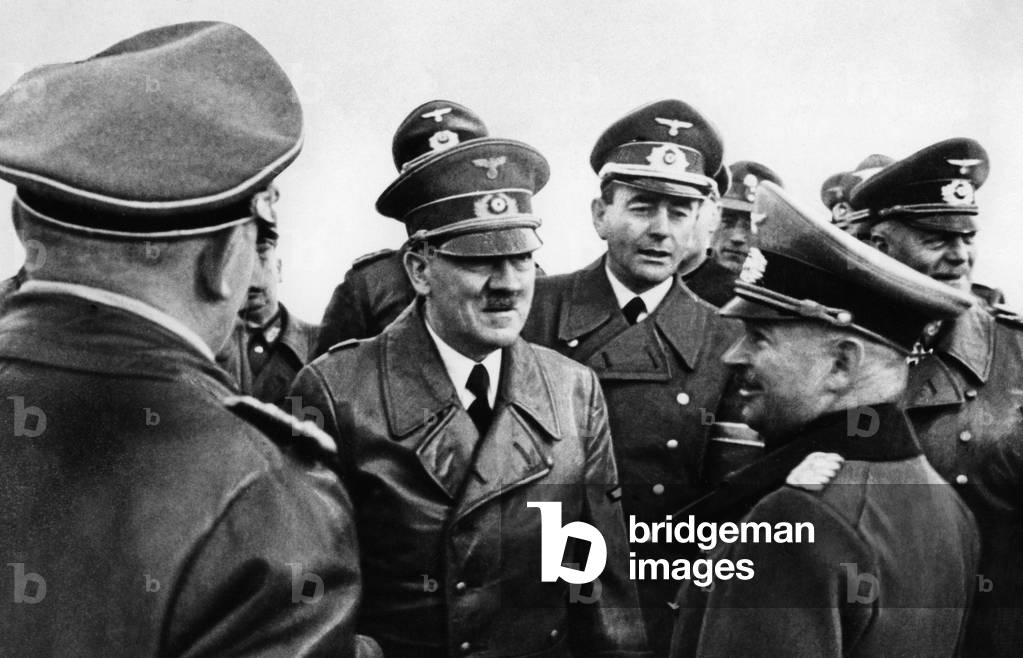 Adolf Hitler, Albert Speer, Kurt Zeitzler, 1942