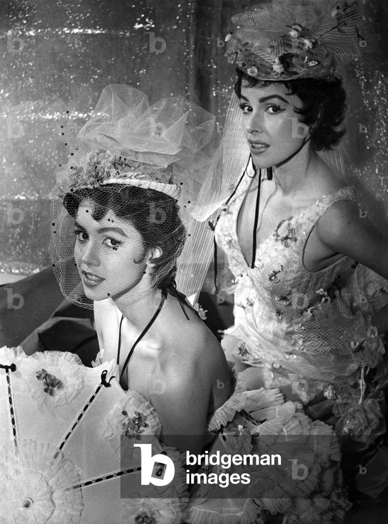 Mara and Jocelyn Lane  (b/w photo)