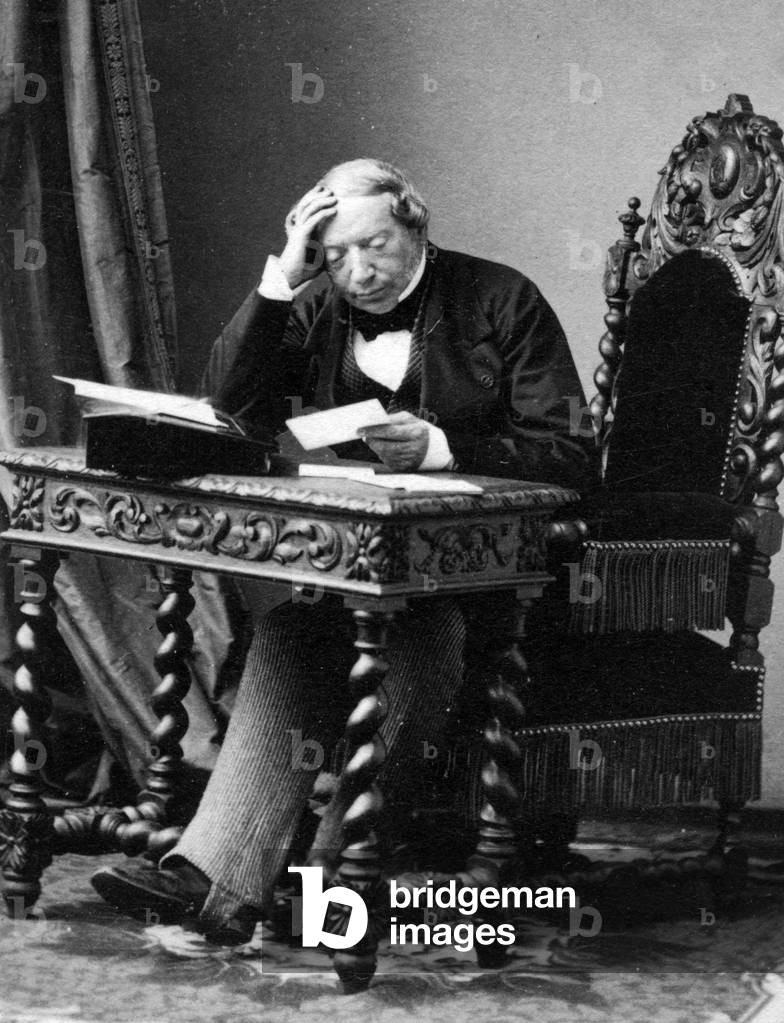 James Mayer Rothschild (b/w photo)