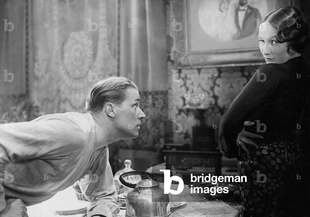 Aribert Mog and Brigitte Horney in 'Farewell', 1930 (b/w photo)