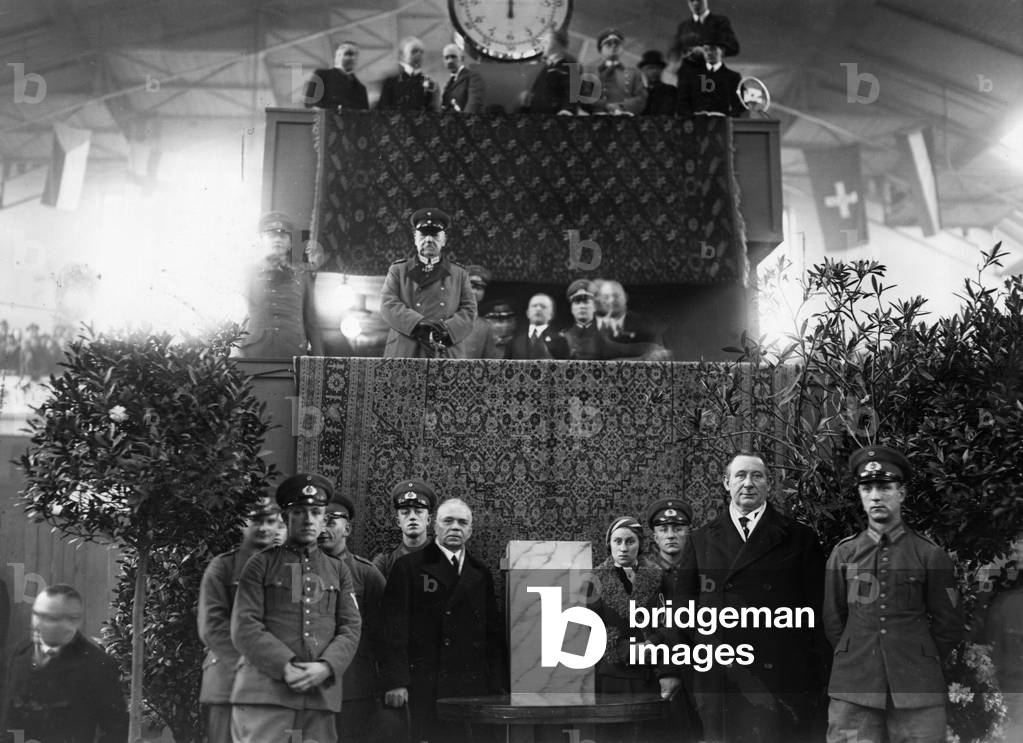 Paul von Hindenburg in Berlin, 1933 (b/w photo)