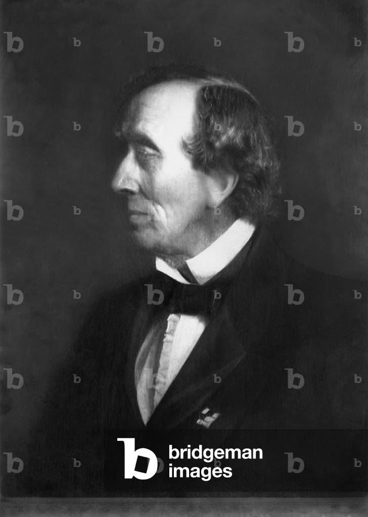 Hans Christian Andersen (b/w photo)