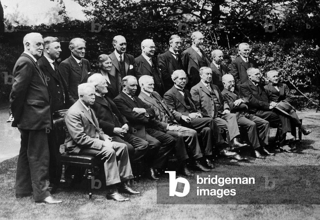 The Cabinet of Ramsay McDonald, 1929 (b/w photo)