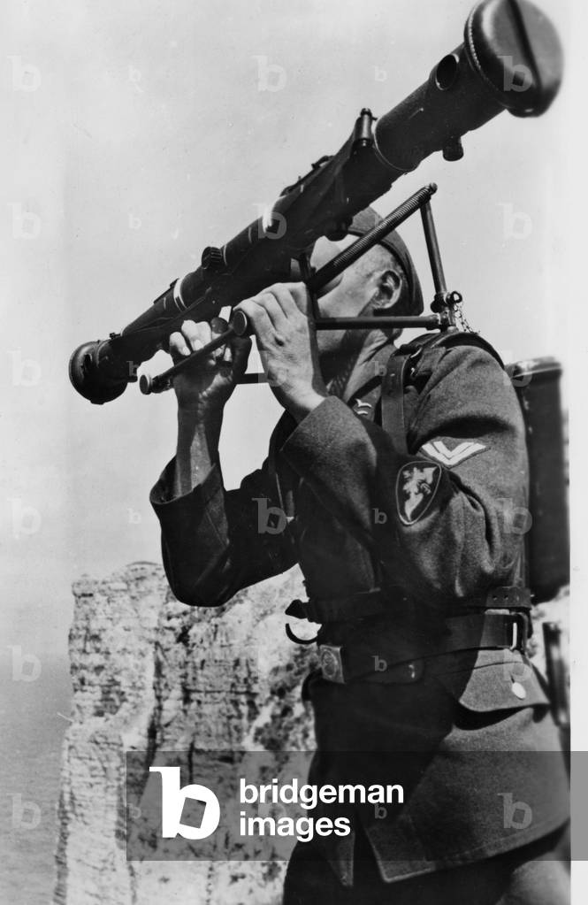 German observation post on the Atlantic Wall, 1943 (b/w photo)