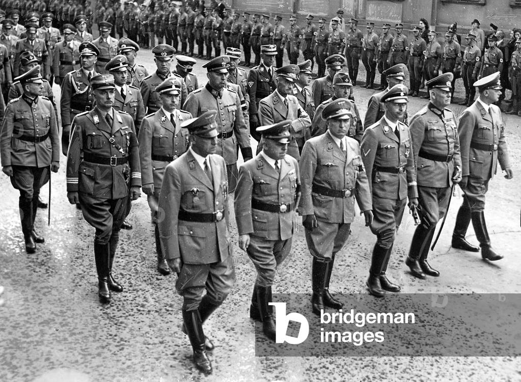 Funeral of the SA Chief of Staff Lutze, 1943 (b/w photo)