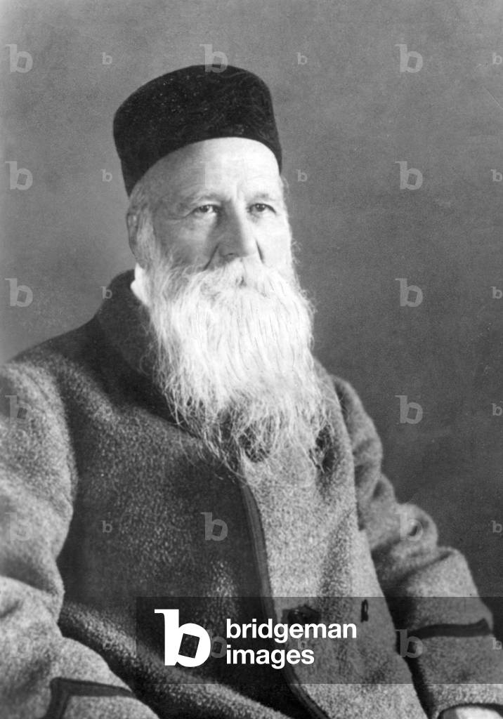 Henri Dunant, around 1900 (b/w photo)