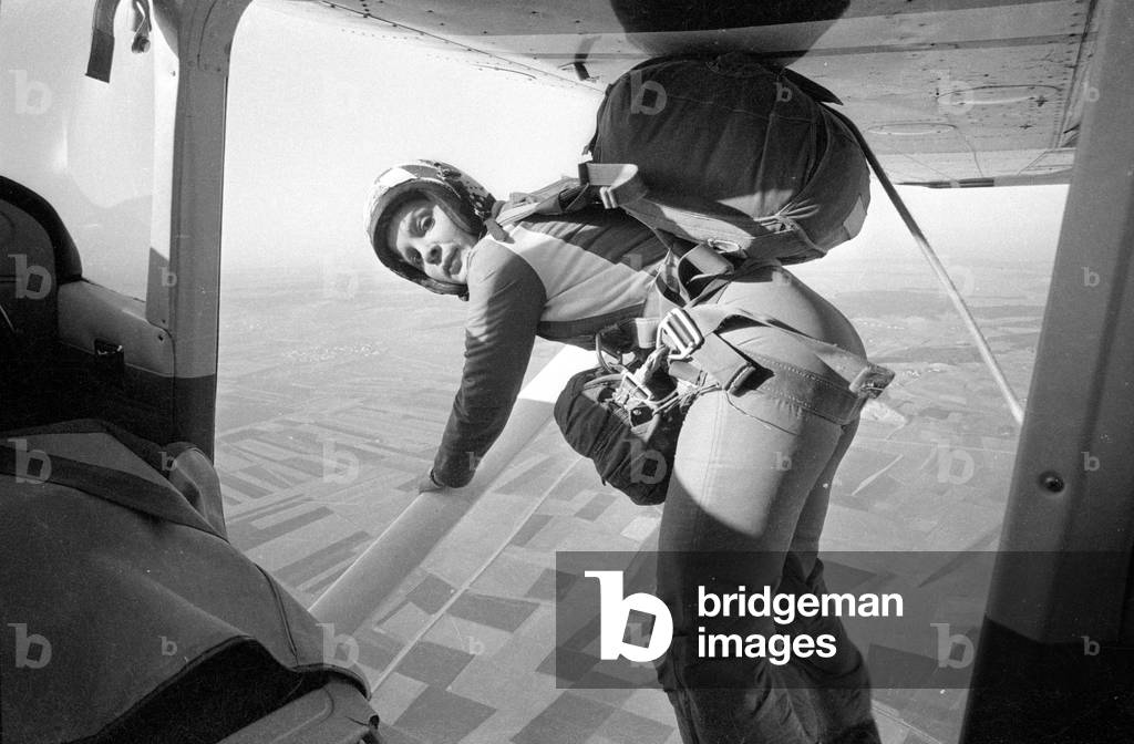 Catharina Conti, 1974 (b/w photo)