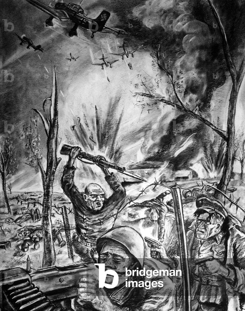 Drawing for the purpose of an anti-Soviet propaganda