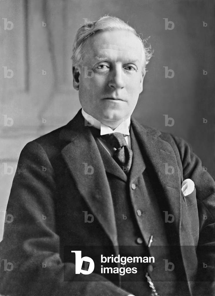 Herbert Henry Asquith, 1908 (b/w photo)