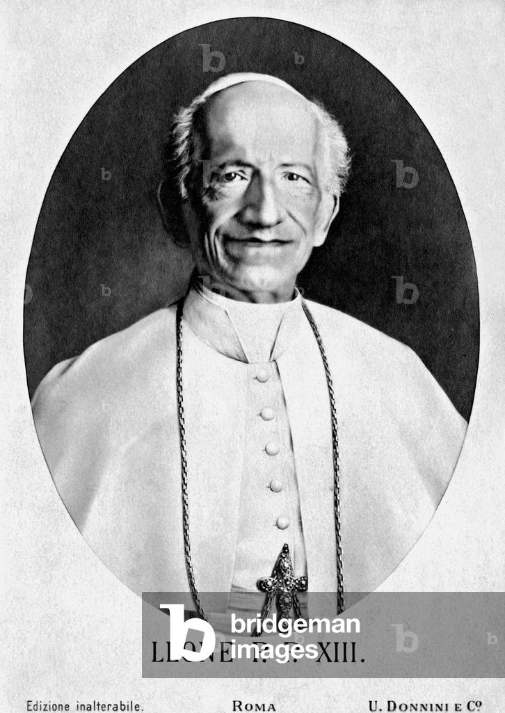 Pope Leo XIII (b/w photo)