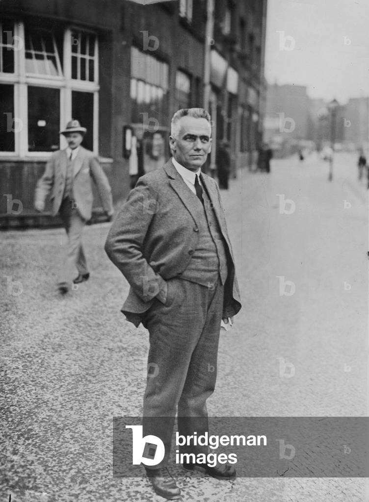 Wilhelm Pieck as a deputy to the Prussian State Parliament, 1928 (b/w photo)