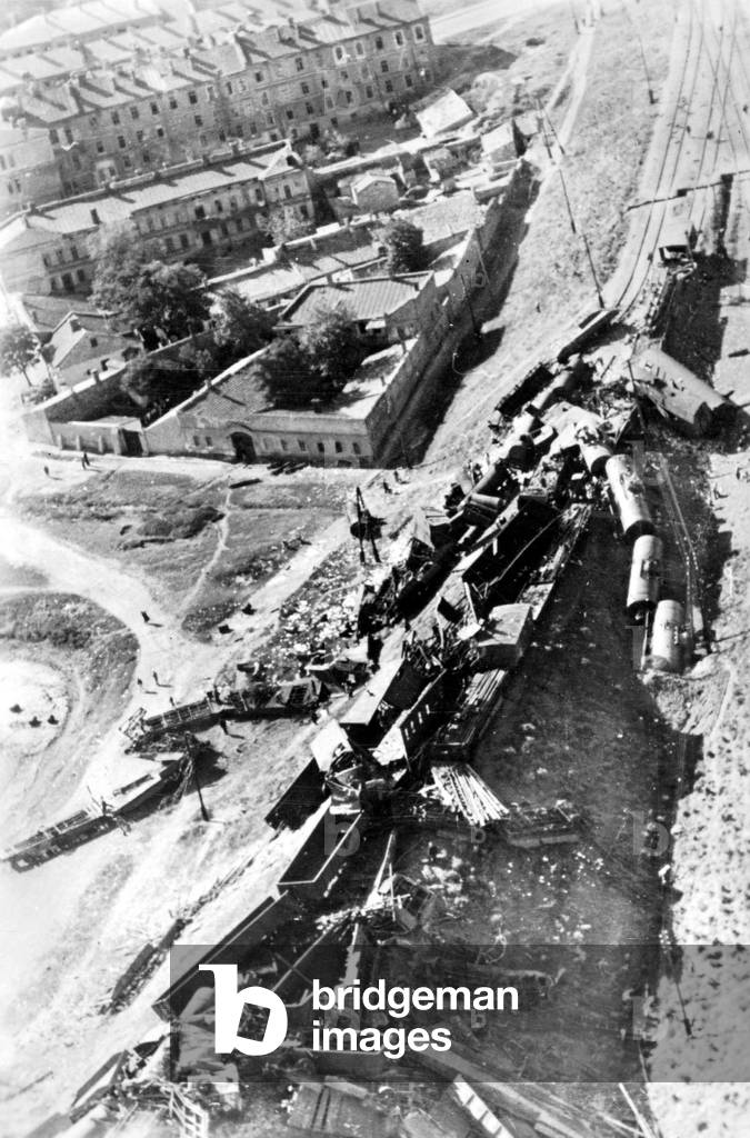 Occupation of Odessa (b/w photo)