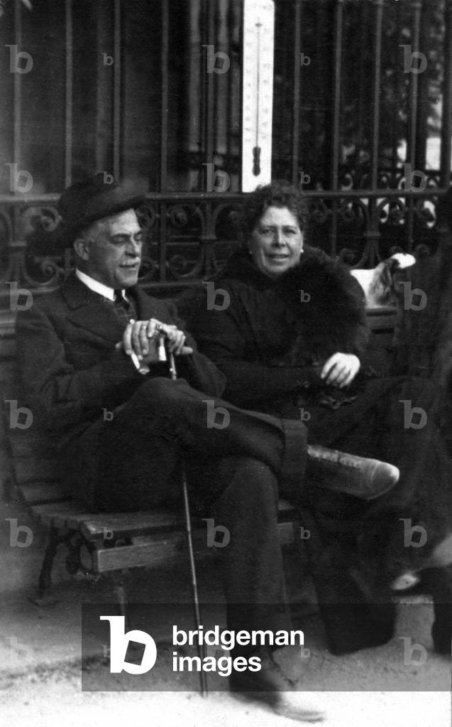 Maximilian Egon II Prince of Fuerstenberg with his wife Princess Irma, 1921