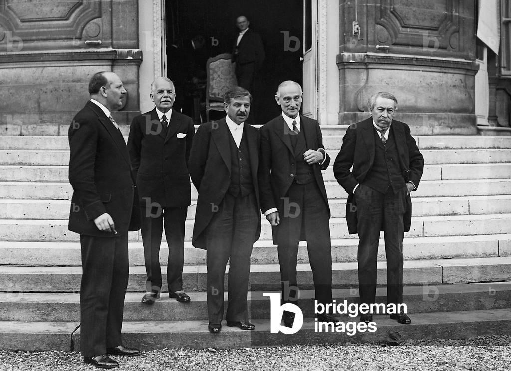 Anglo-French trade negotiations, 1931 (b/w photo)