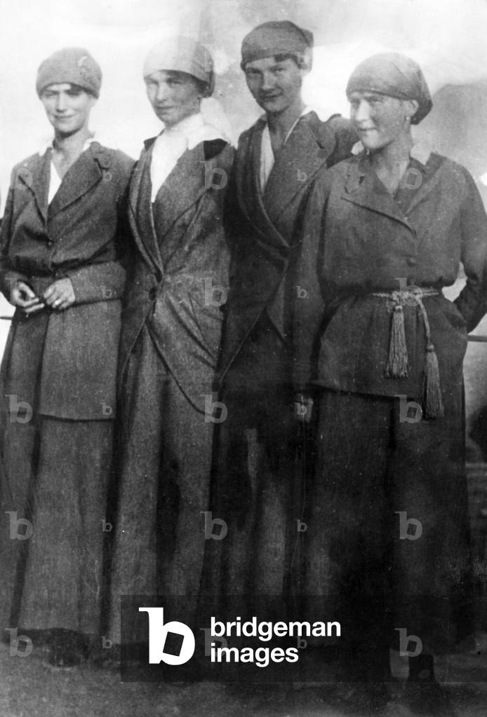 The daughters of Nicholas II, 1918