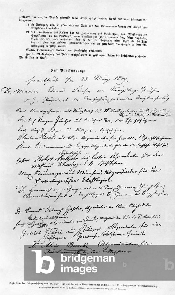 1848-1849, Assembly of Paul's Church