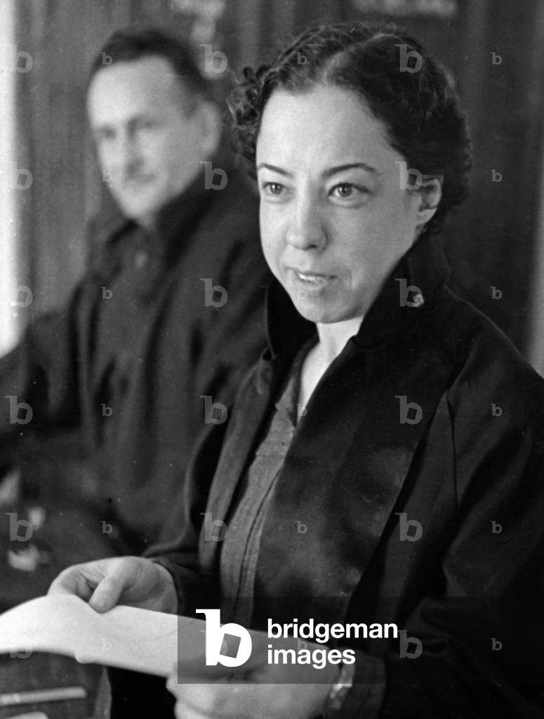 Modern Turkish female lawyer, 1939 (b/w photo)
