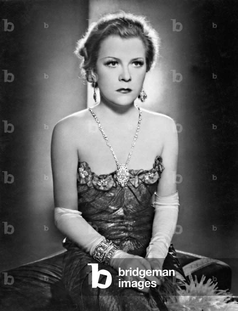 Renate Mueller in 'His Official Wife', 1936 (b/w photo)
