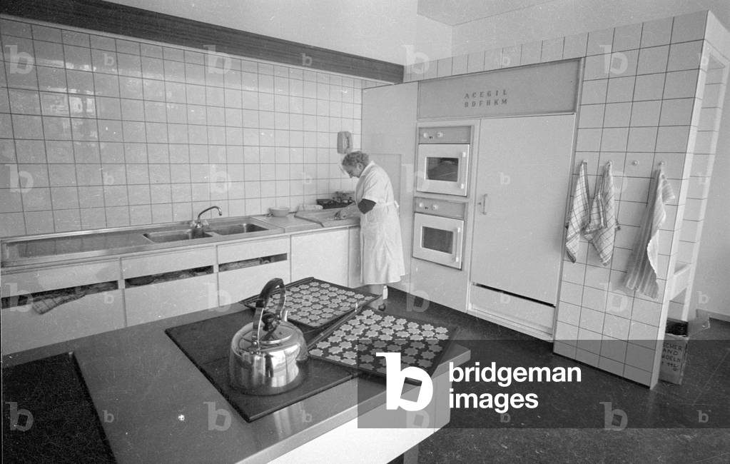The Chancellor's Bungalow in Bonn, 1964 (b/w photo)