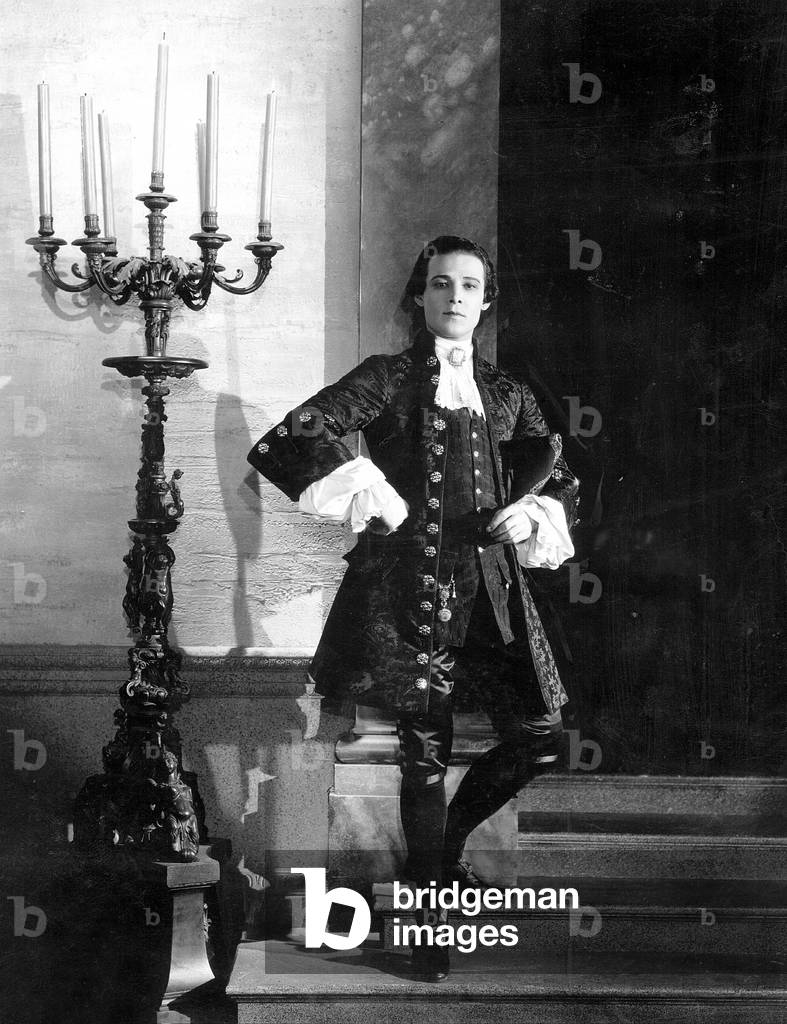Rudolph Valentino in 'Monsieur Beaucaire', 1924 (b/w photo)