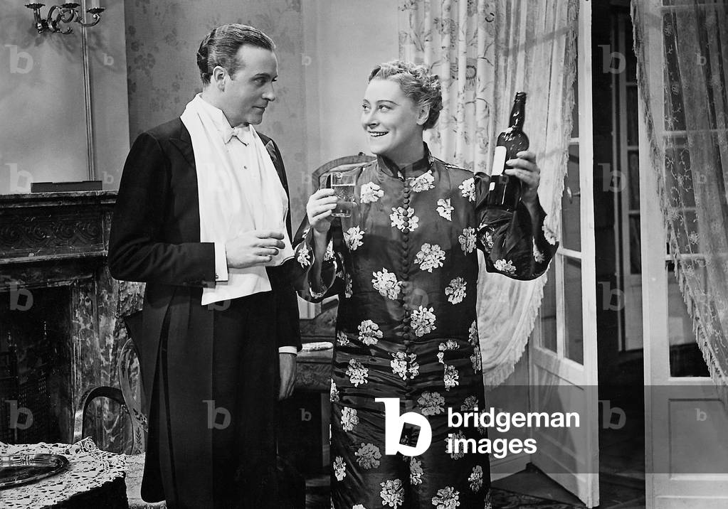 Willy Fritsch and Hermine Ziegler in 'The Girl of Last Night', 1938 (b/w photo)