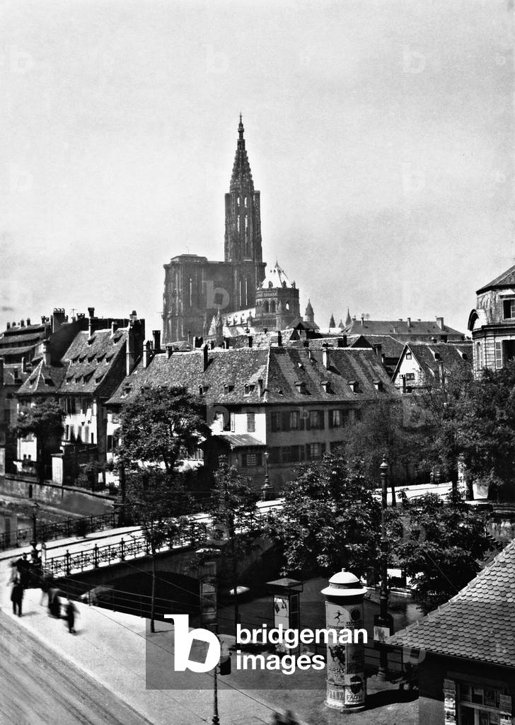 Strasbourg, 1910 (b/w photo)