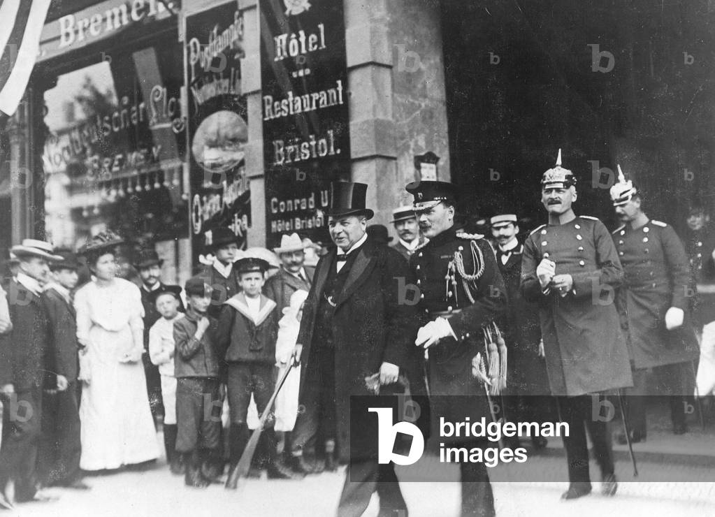 Richard Burton Haldane in Berlin, 1906 (b/w photo)
