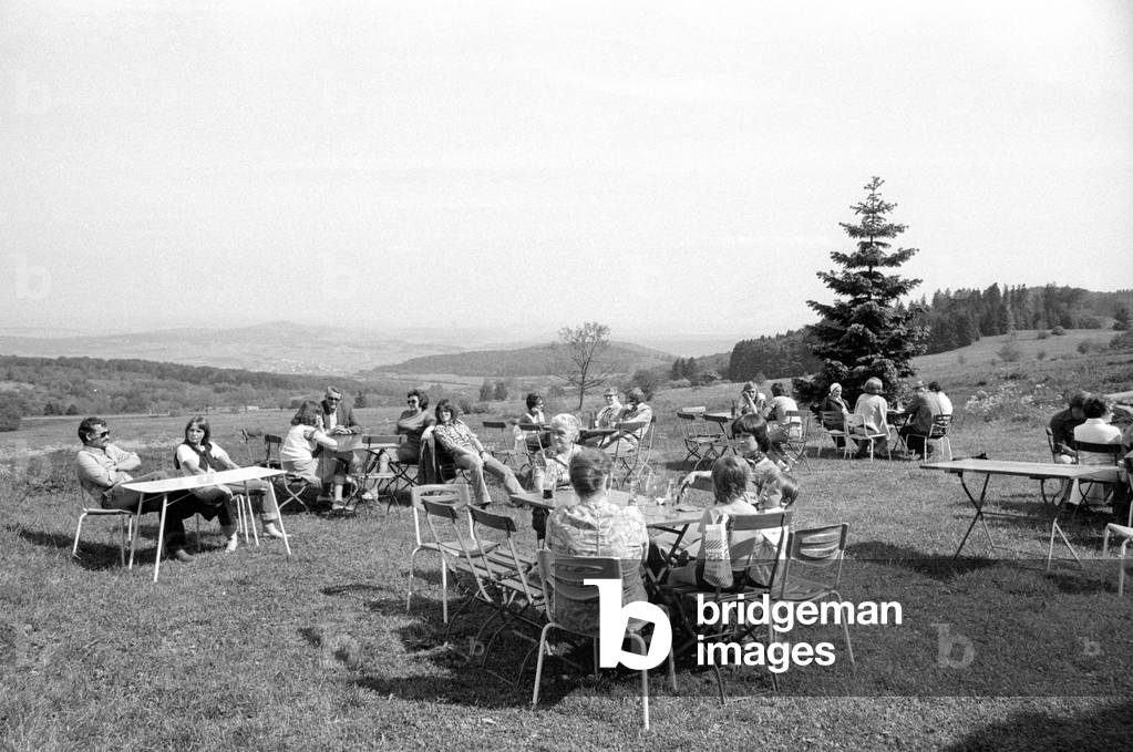 Holiday in the Roehn, 1974 (b/w photo)