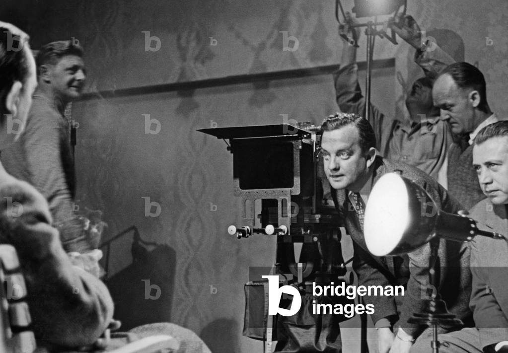 Cinematographer Friedl Behn-Grund at work, 1938