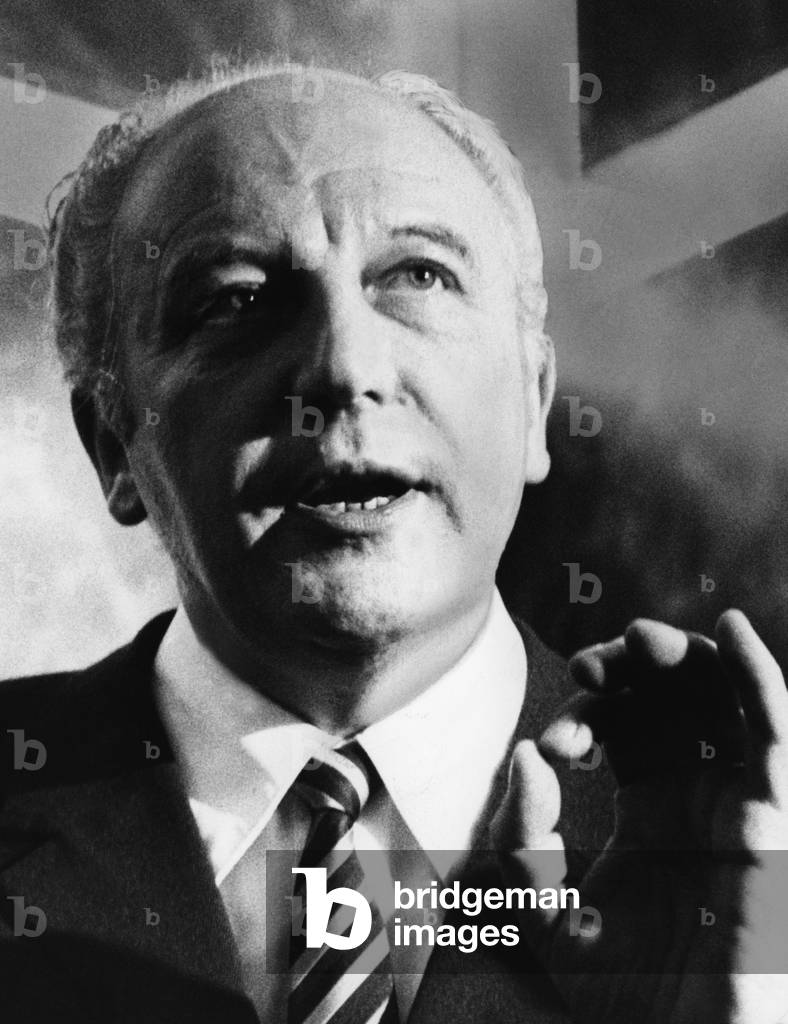 Walter Scheel, 1974-78 (b/w photo)