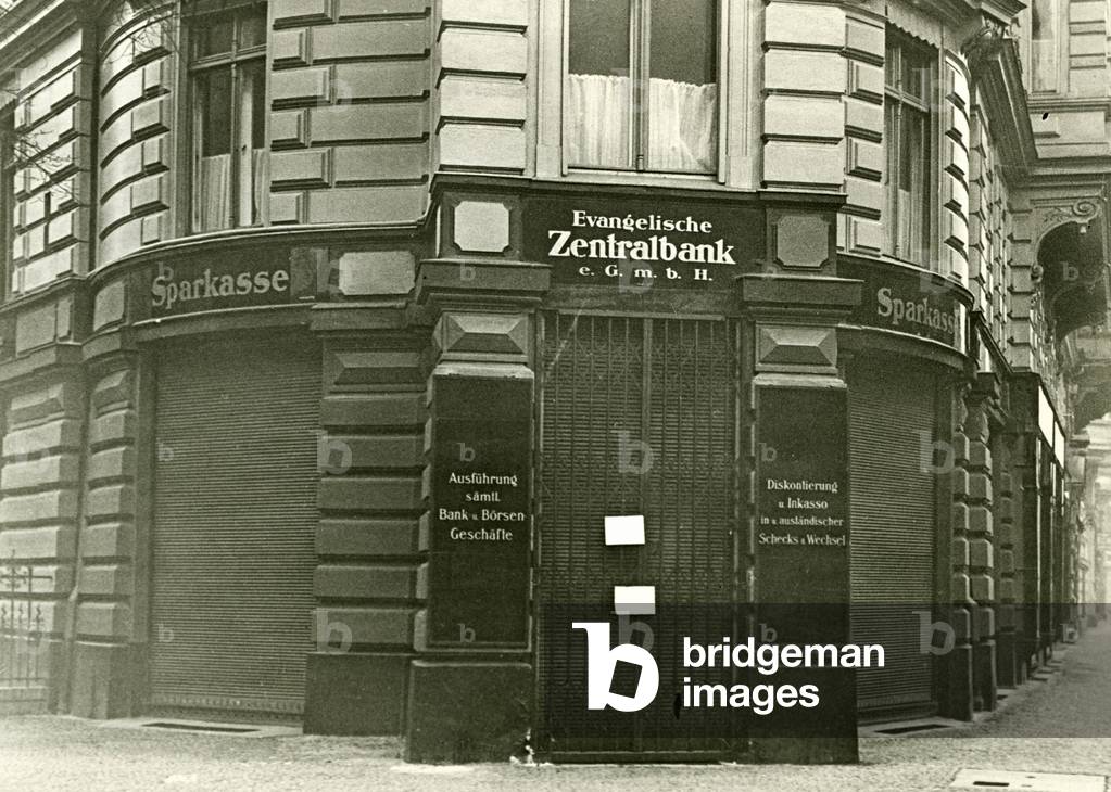 Bankruptcy of the evangelical Zentralbank, 1931
