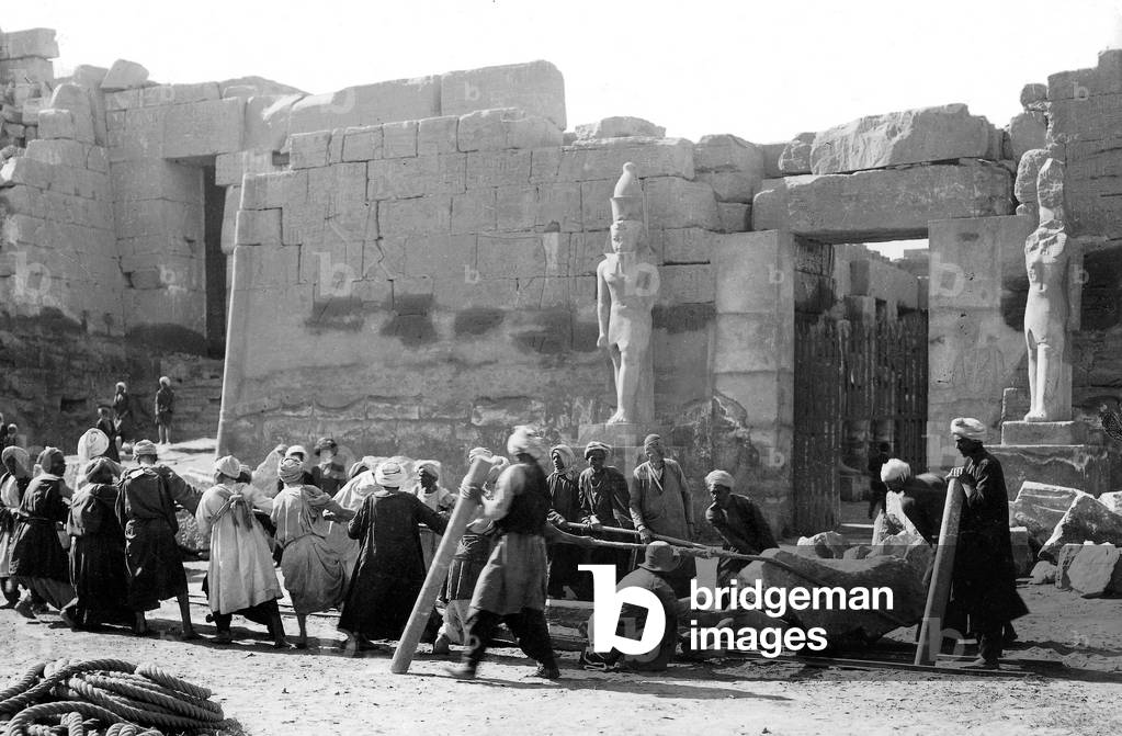 Archaeology in Egypt, 1934 (b/w photo)