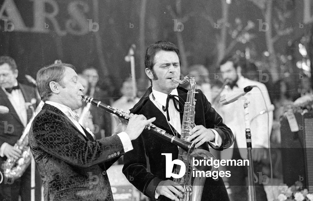 Film Ball Munich 1971 (b/w photo)