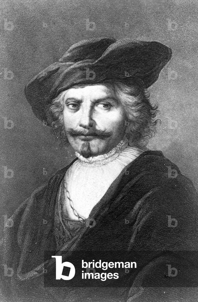 Rembrandt (Harmensz van Rijn) (b/w photo)