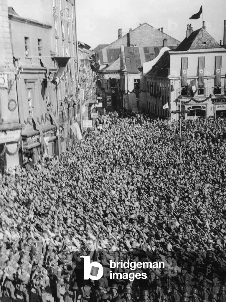 Market square in Jaegerndorf, 1938