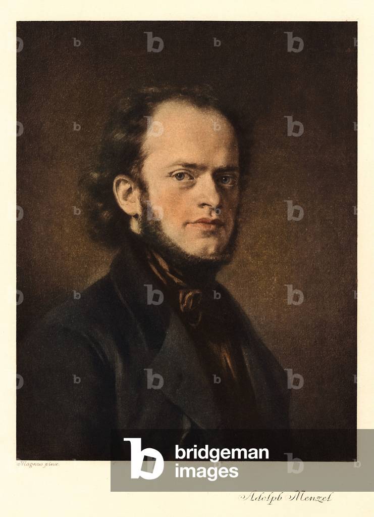 Adolph of Menzel (heliogravure)