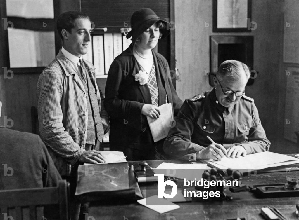 Authorities, 1931 (b/w photo)