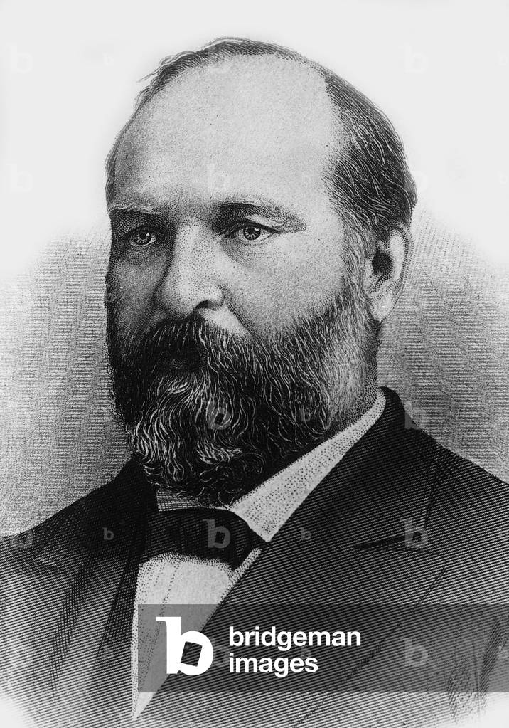 James Abraham Garfield (b/w photo)