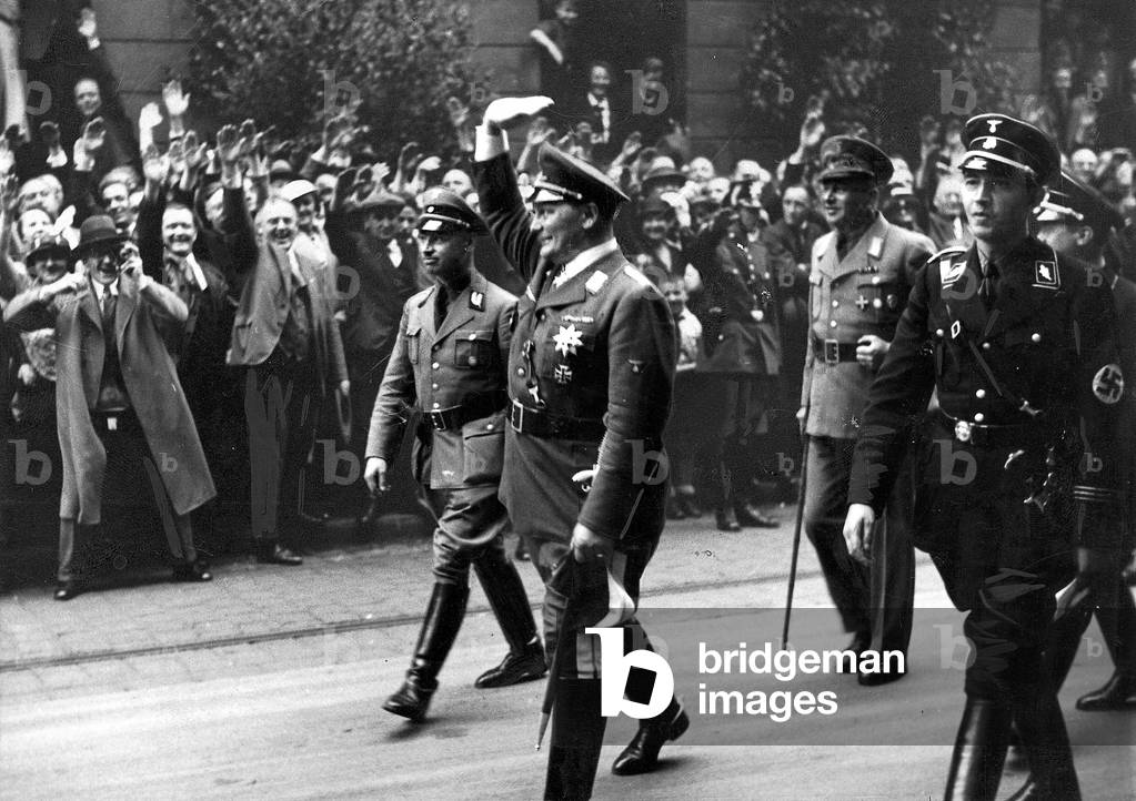 Goering, Diels, Grohe at the introduction of Diels as District President (b/w photo)
