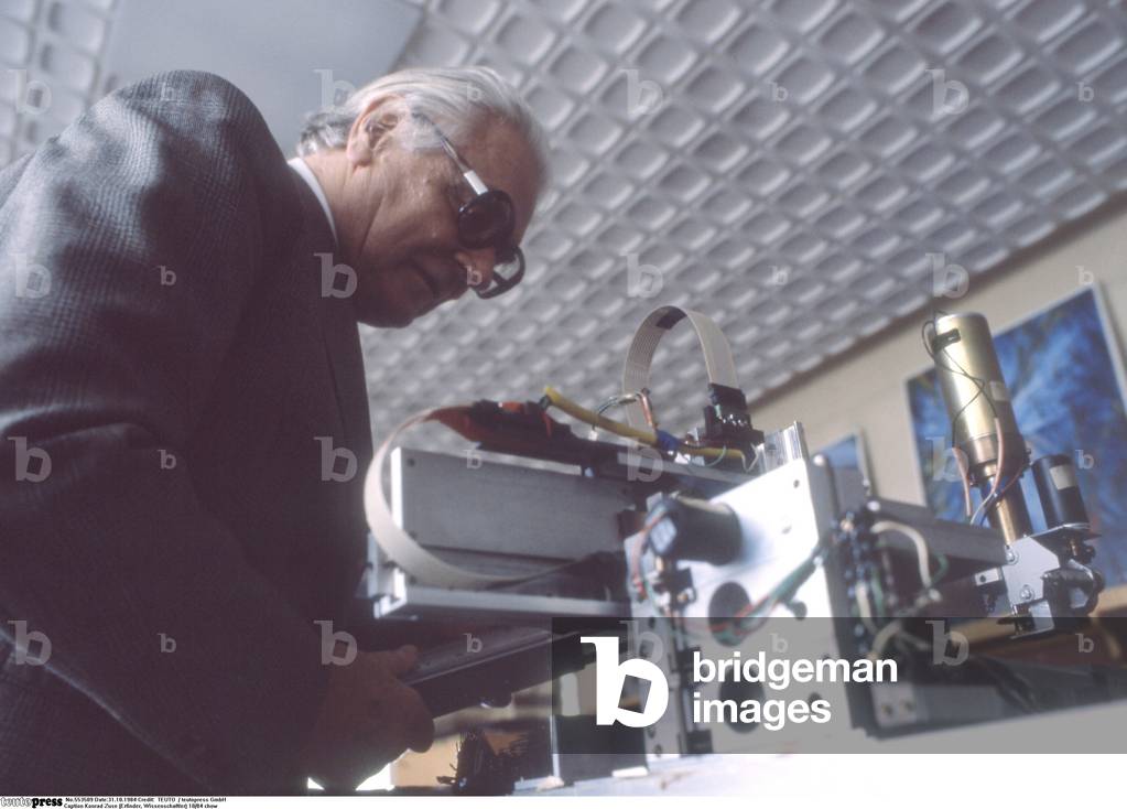 Konrad Zuse, October 1984 (photo)