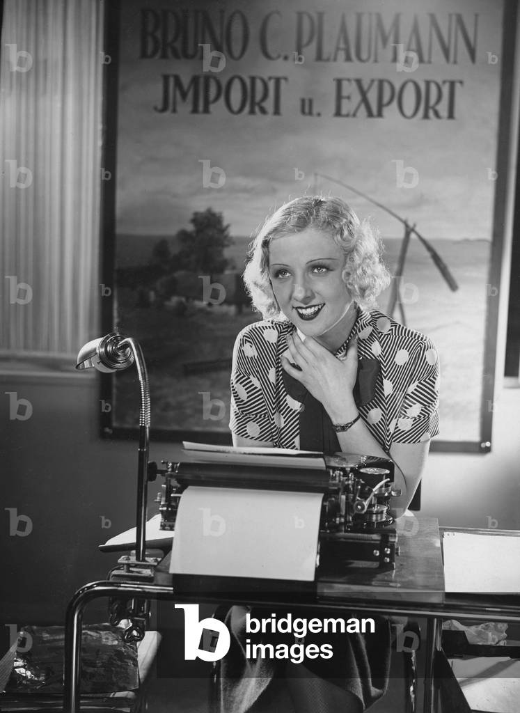 Secretary, 1933 (b/w photo)