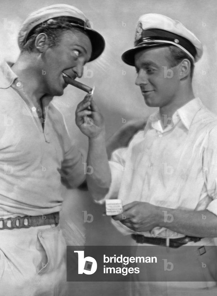 Heinz Ruehmann and Hans Albers in 