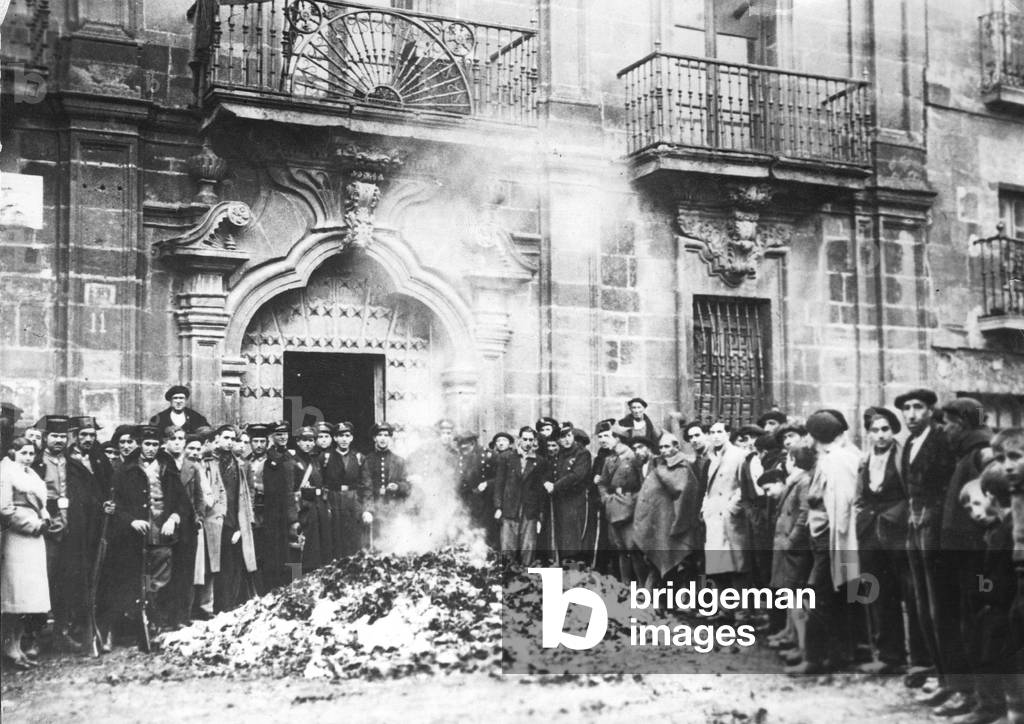 Spain: Disturbances and Uprisings 1931 - 1936 (b/w photo)